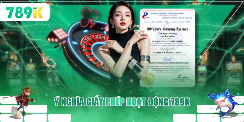 Ý nghĩa giấy phép hoạt động 789K